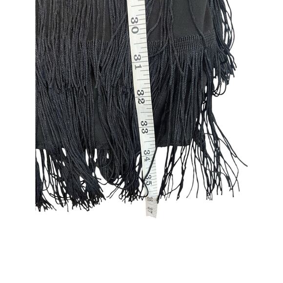 SPIRIT Black Fancy Flappy Halloween Costume Women’s Sz Small Flapper Dress 20's - Picture 7 of 9